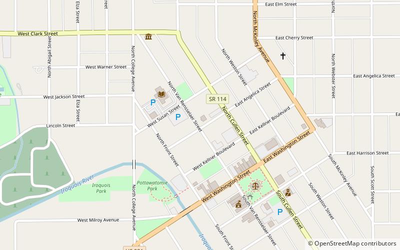 Rensselaer Carnegie Library location map