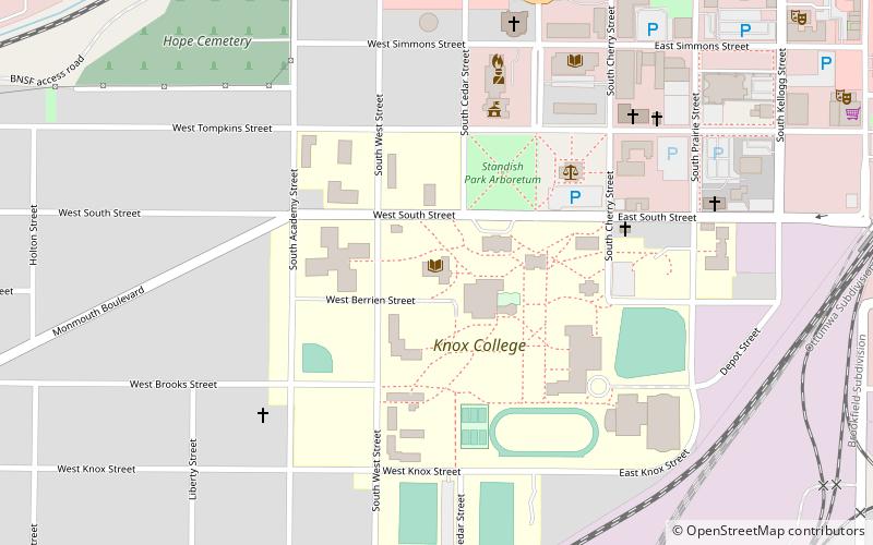 Seymour Library location map