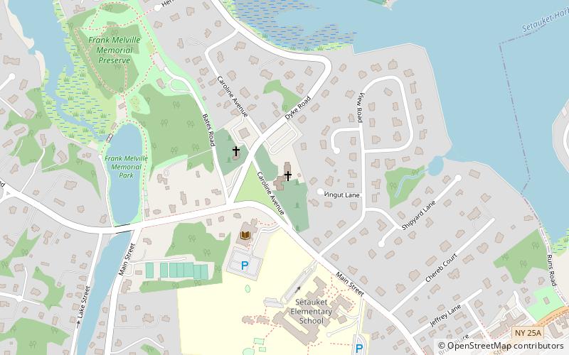 Setauket Presbyterian Church and Burial Ground location map