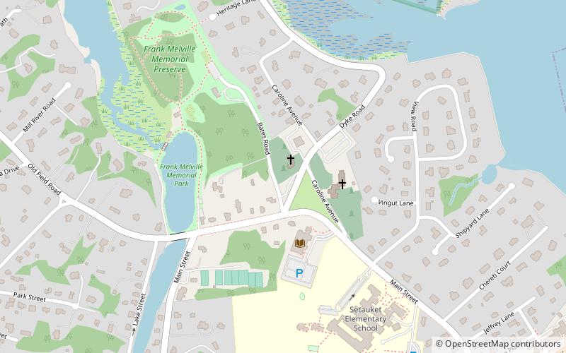 Caroline Church and Cemetery location map