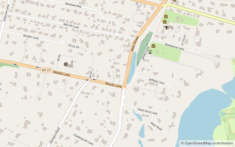 Thomas Moran House location map