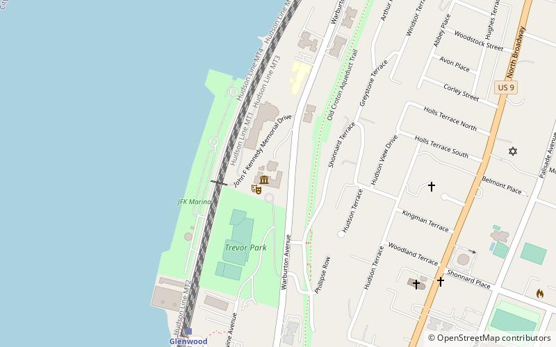 Hudson River Museum location map
