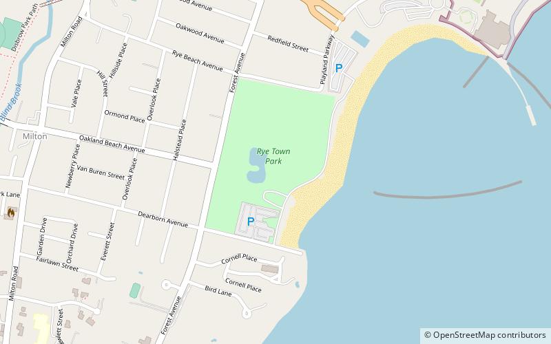 Rye Town Park location map