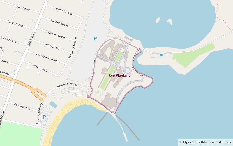 Playland location map