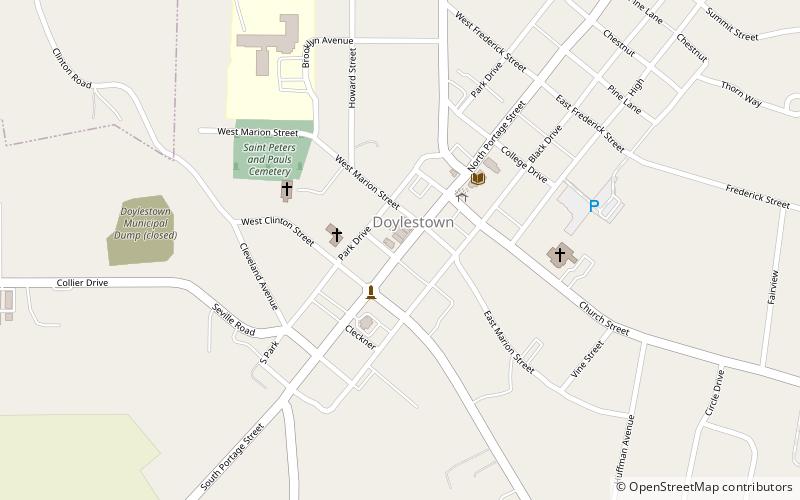 Doylestown location map