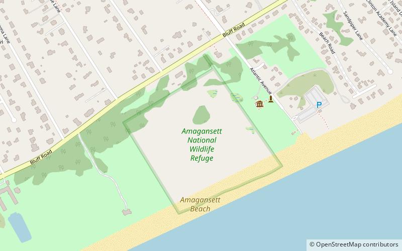 Amagansett National Wildlife Refuge location map