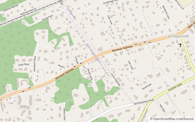 Amagansett Beach & Bicycle location map