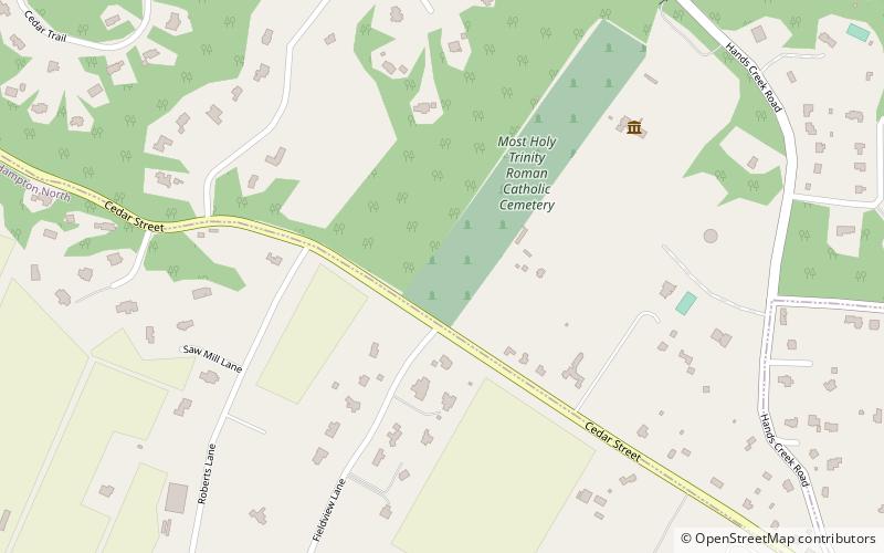 Most Holy Trinity Catholic Cemetery location map