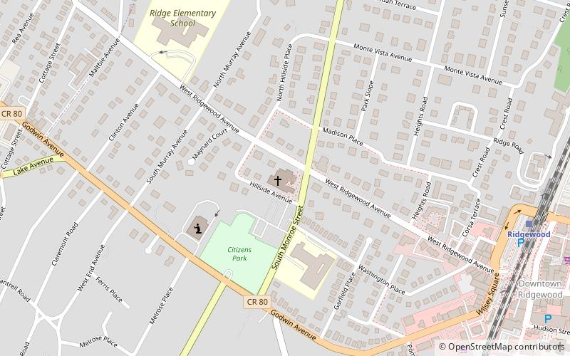 West Side Presbyterian Church Ridgewood location map