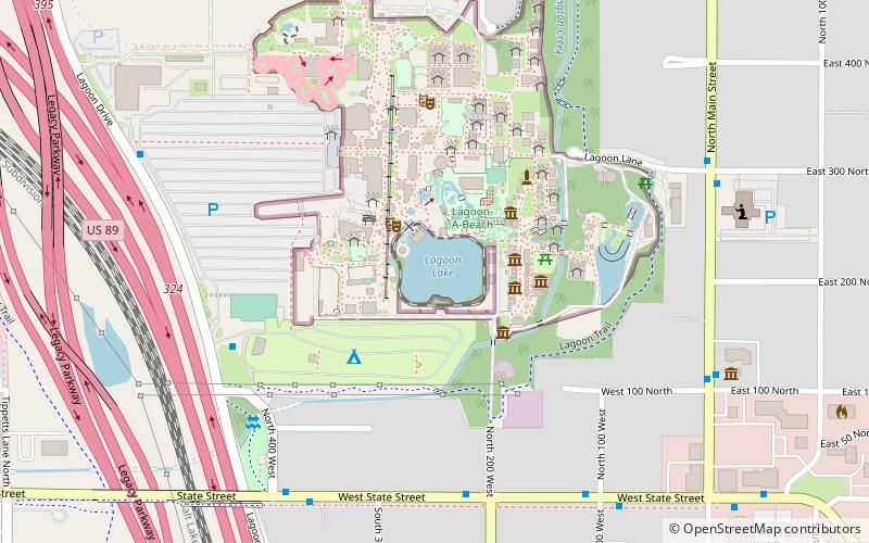 lagoon a beach farmington location map