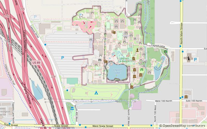 Wild Kingdom Train Zoo location map