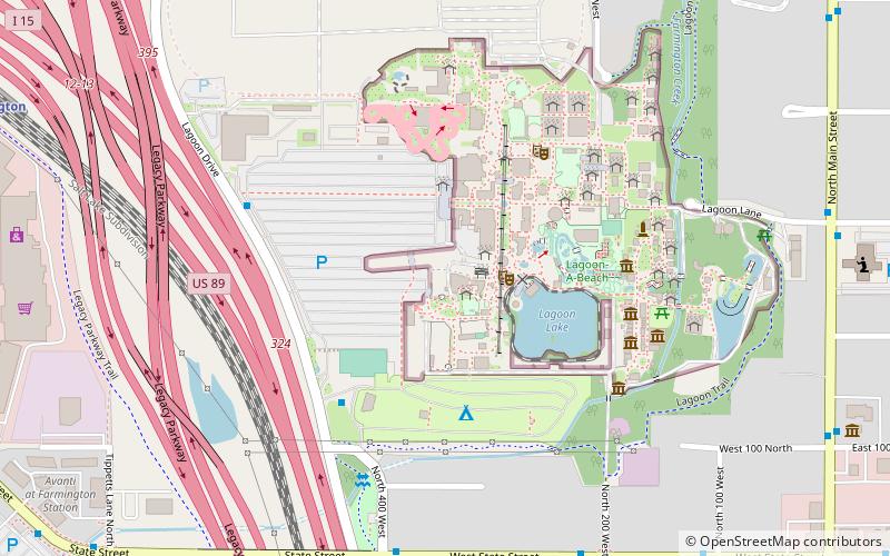 Spider Roller Coaster location map