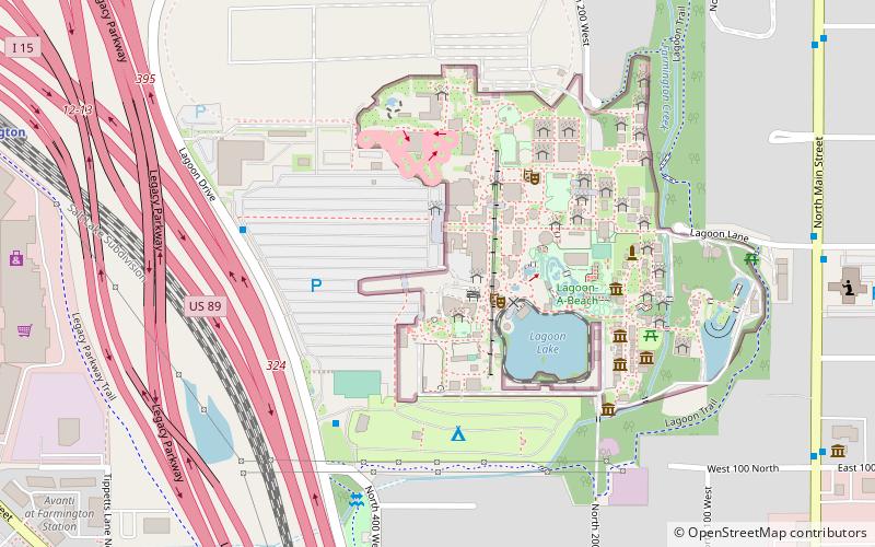Roller Coaster location map