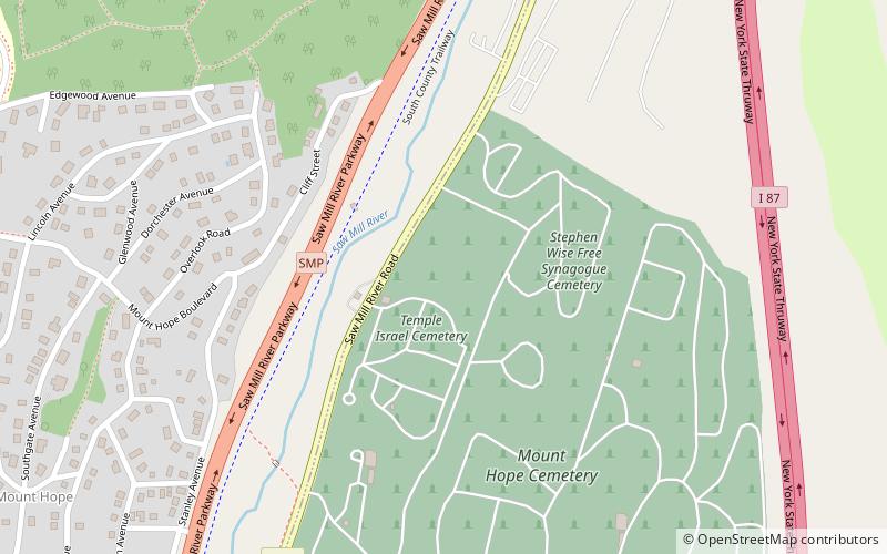 Cimetière de Westchester Hills location map
