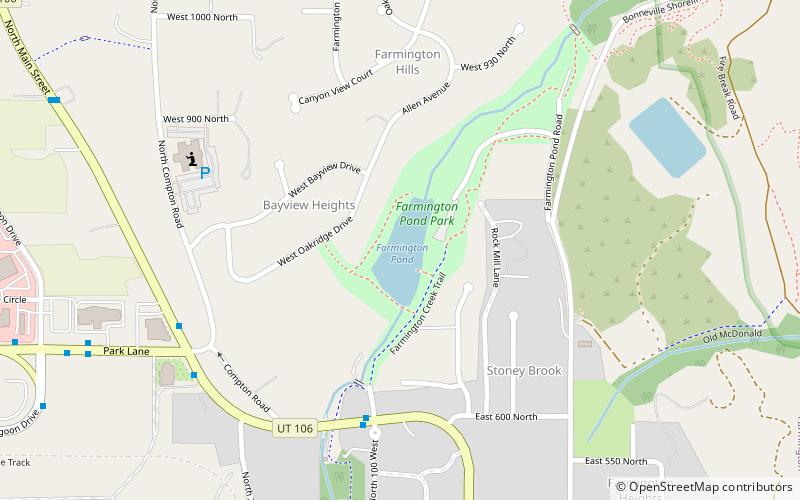 Farmington Pond location map