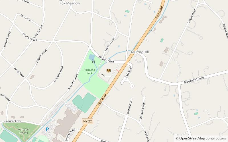 Scarsdale Public Library location map