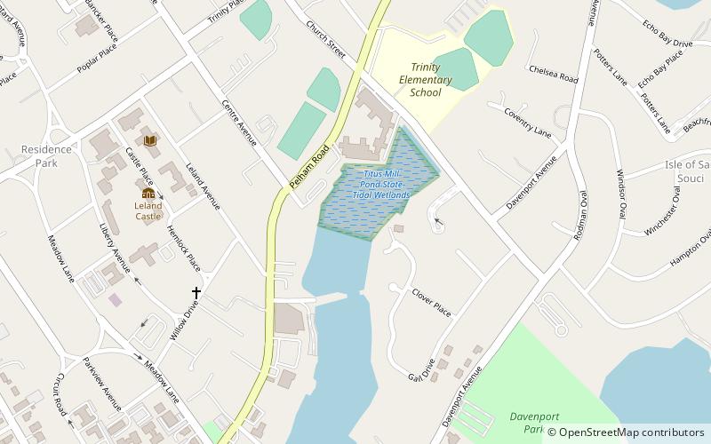 Titus Mill-Pond & New York State Tidal Wetlands location map