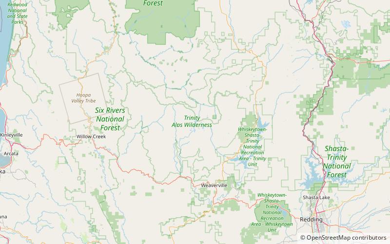 Salmon Mountains location map
