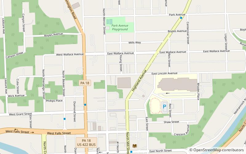 Scottish Rite Cathedral location map