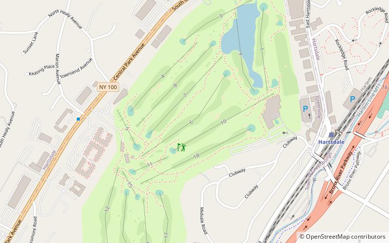 Scarsdale Golf Club location map