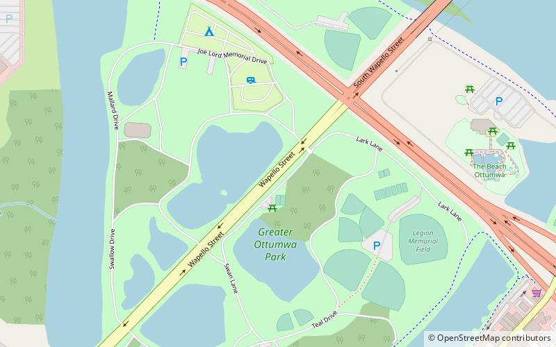 greater ottumwa park location map