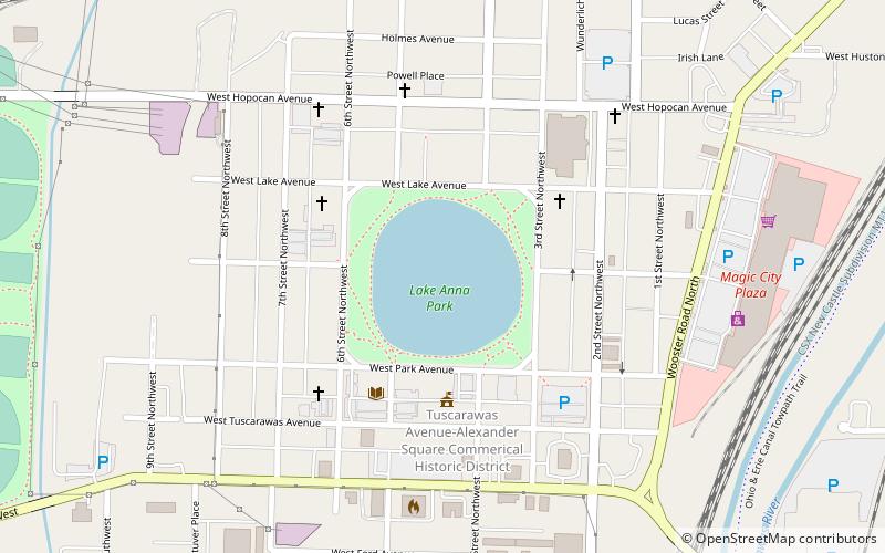 Lake Anna Park location map