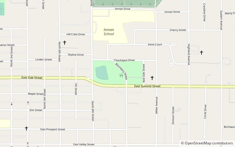 Chautauqua Park location map