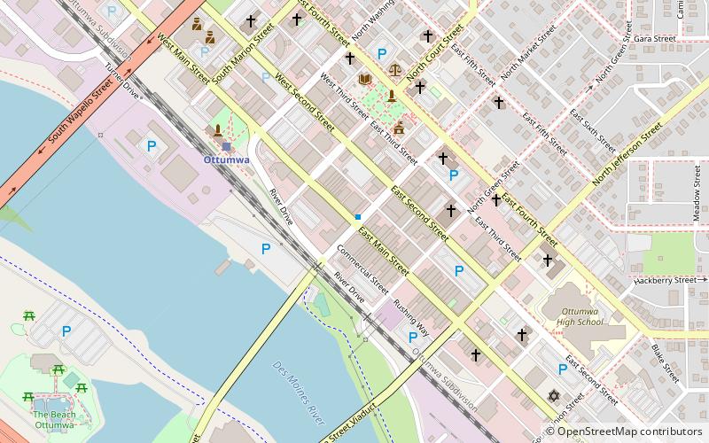 First National Bank location map