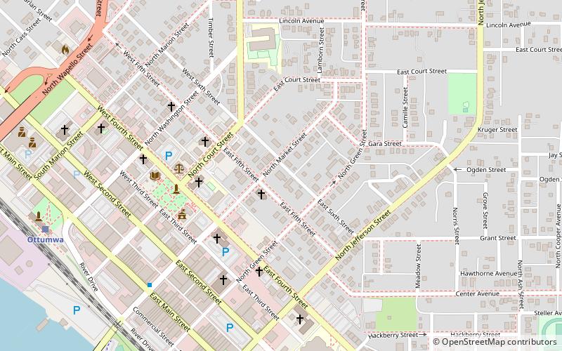 Foster/Bell House location map