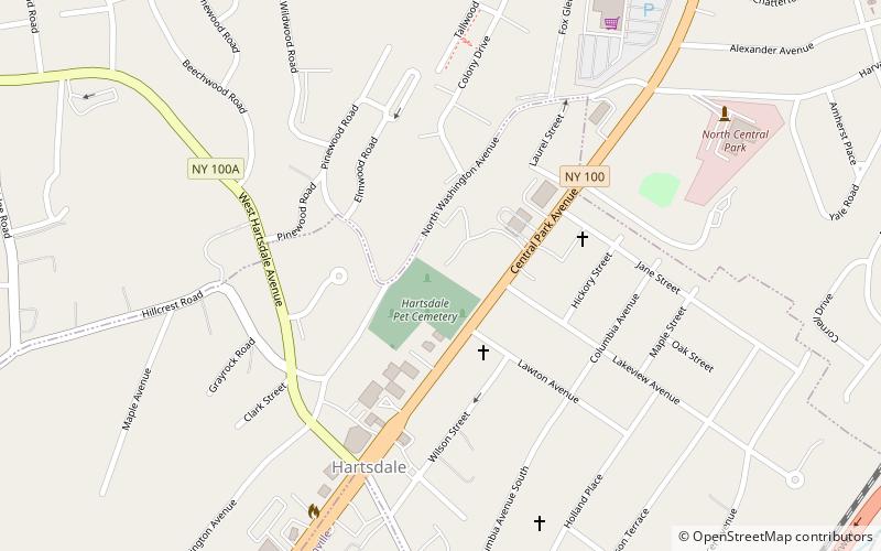 Hartsdale Pet Cemetery location map