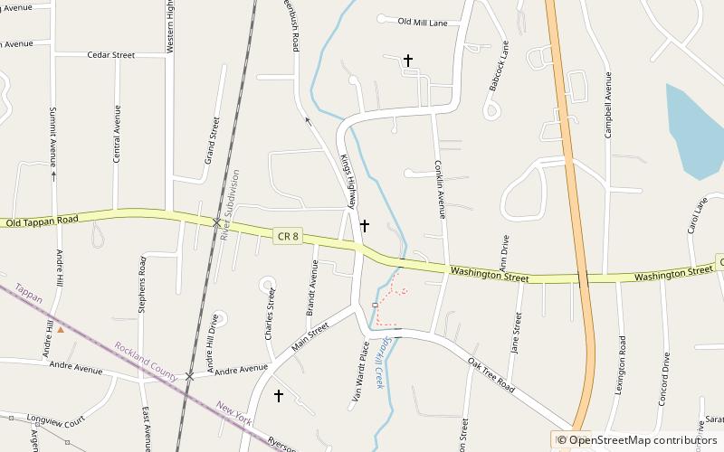 Reformed Church of Tappan location map