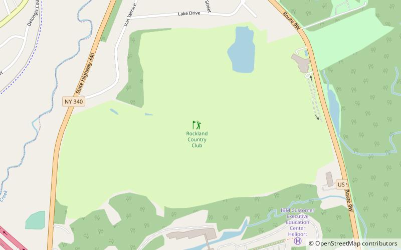 Rockland Country Club location map