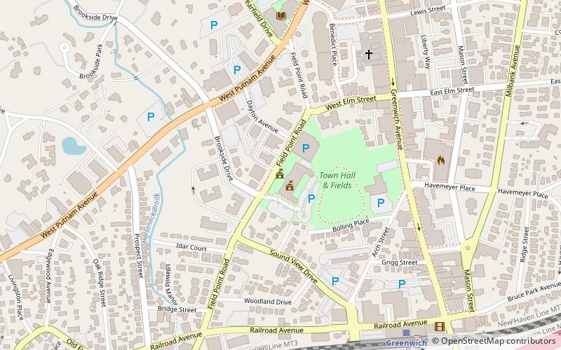 Greenwich Town Hall location map