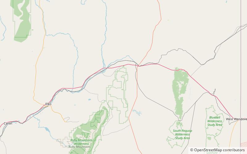 Angel Lake location map