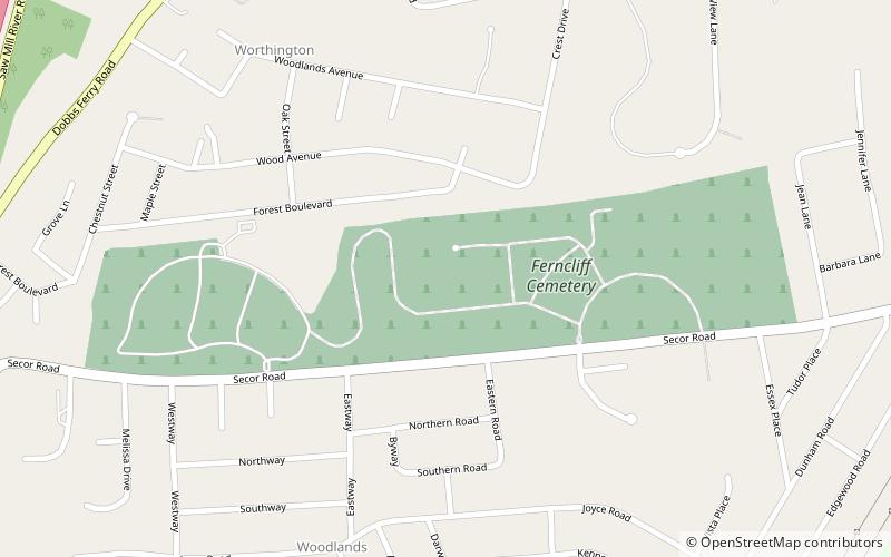 Ferncliff Cemetery location map