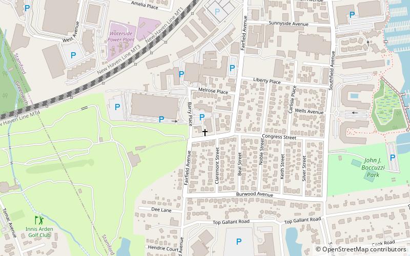 saint clement of rome church stamford location map