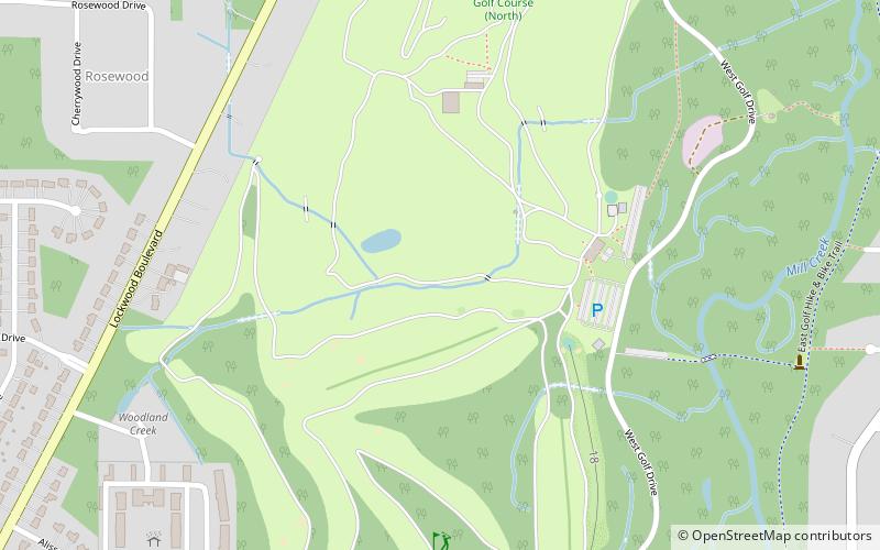 Mill Creek Golf Course location map