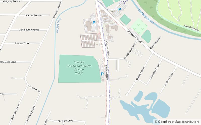 Bobick's Golf Headquarters location map