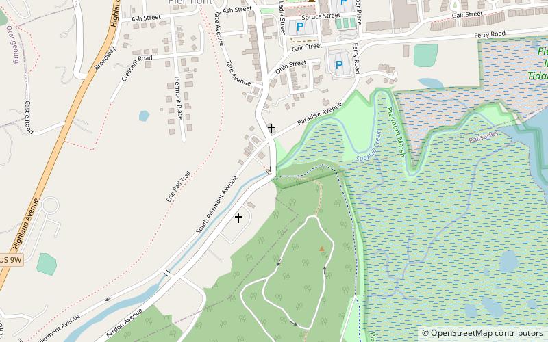 Sparkill Creek Drawbridge location map