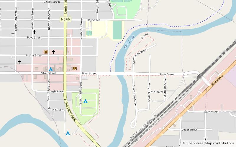 Ashland Bridge location map