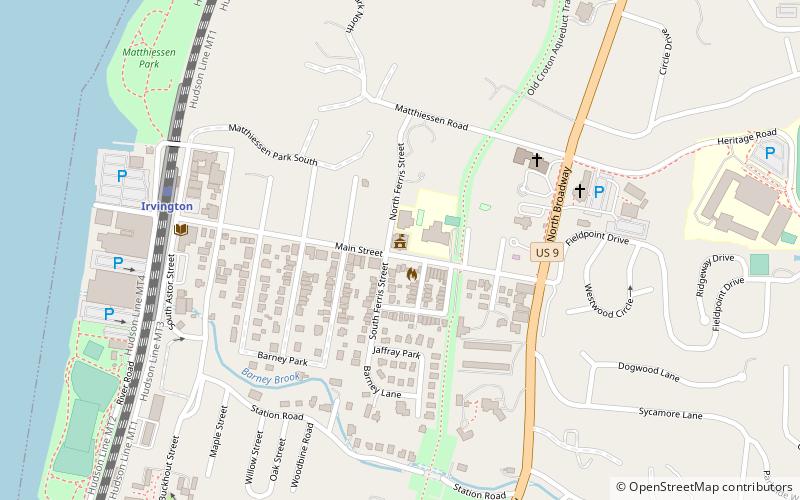 Irvington Town Hall location map