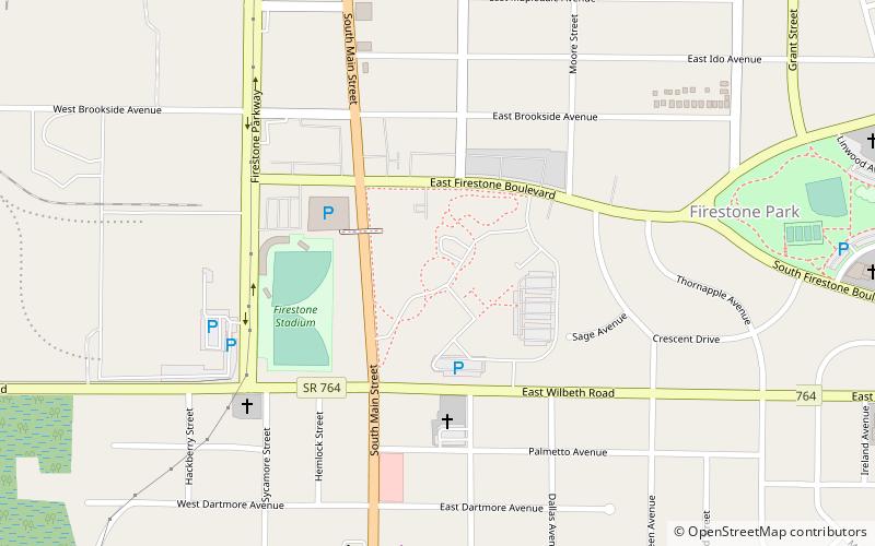 Harvey S. Firestone Memorial location map