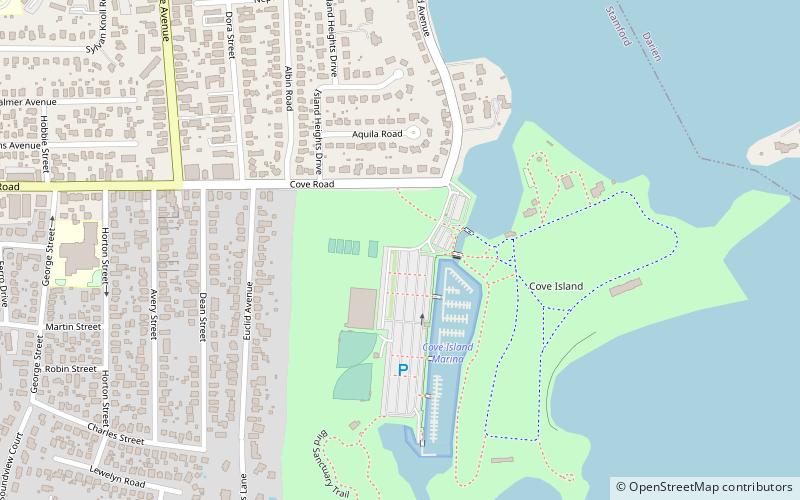 Cove Island Park location map