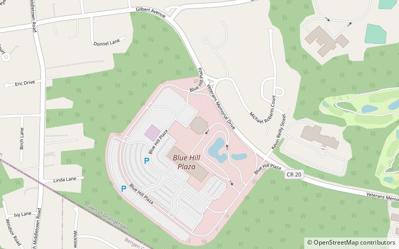 Blue Hill Plaza location map