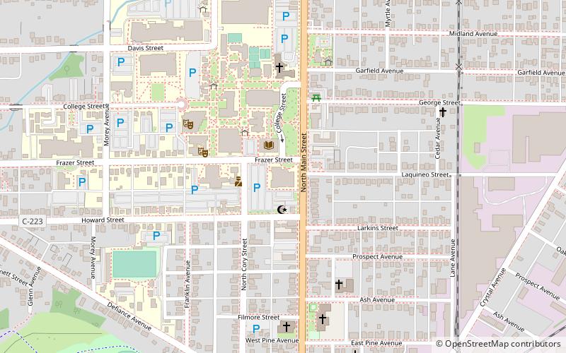 Winebrenner Theological Seminary location map