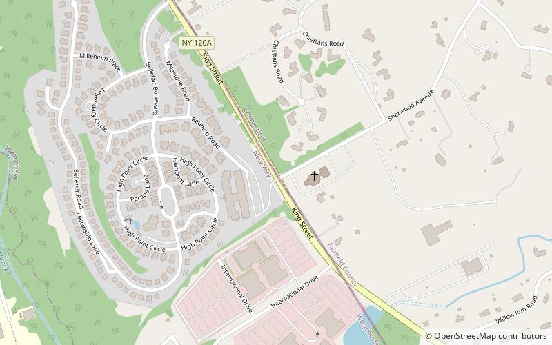 kosciol sw pawla greenwich location map