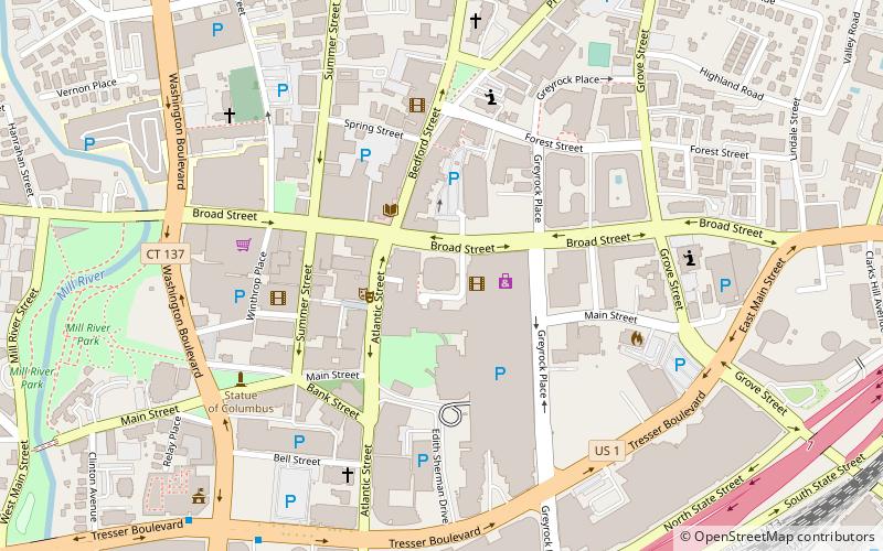 one landmark square stamford location map