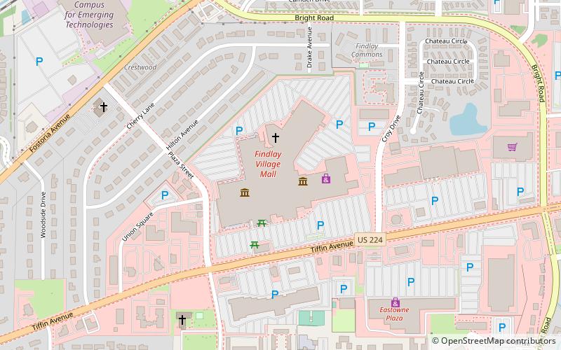 Findlay Village Mall location map
