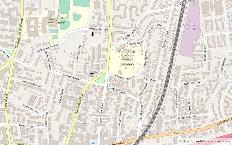 Eparchie Stamford location map