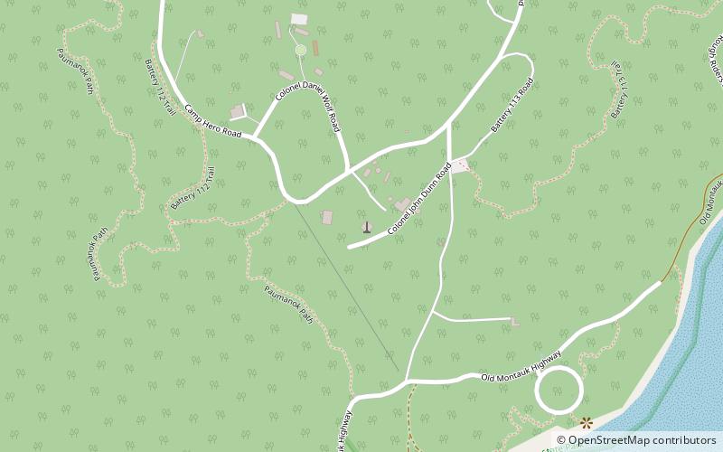 Projet Montauk location map